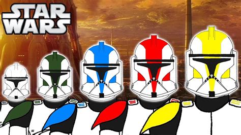 white watch clone troopers|clone trooper chart.